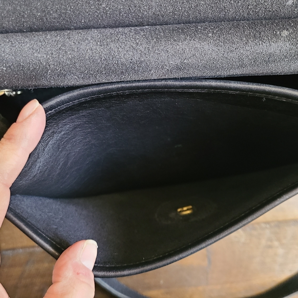 Vintage Coach Willis 9927 Black Leather - Picture 9 of 16